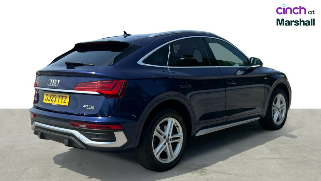 Audi Q5 Audi Estate 40 Tdi Quattro S Line S Tro Blue #3