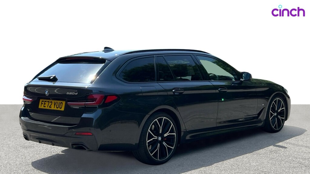 BMW 5 Series 2.0 520I M Sport Mhev 182 Bhp Black #3
