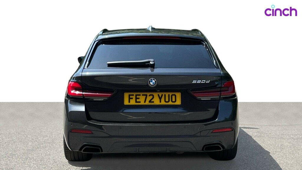 BMW 5 Series 2.0 520I M Sport Mhev 182 Bhp Black #4