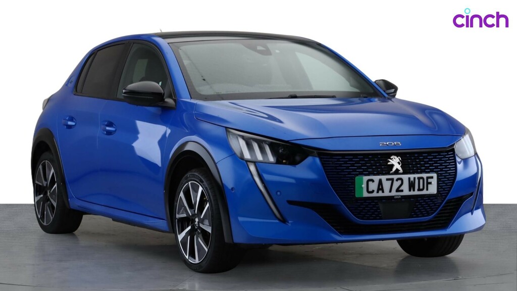 Peugeot e-208 50Kwh Gt Premium 7Kw Charger Blue #1