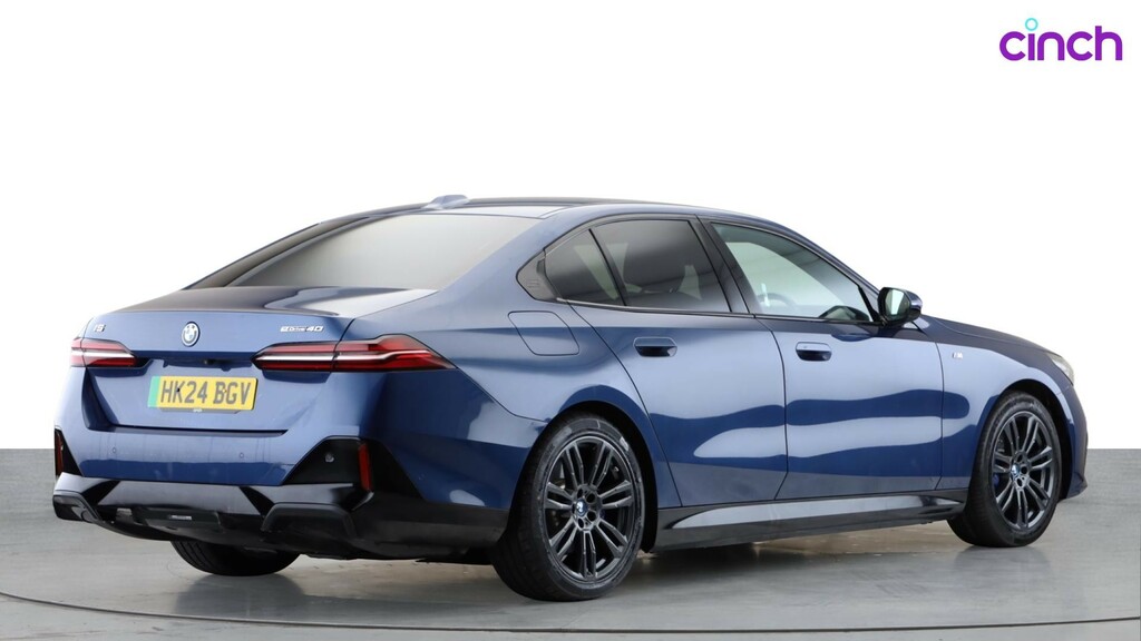 BMW i5 40 83.9Kwh M Sport Touring Edrive 11Kw Charger Blue #3
