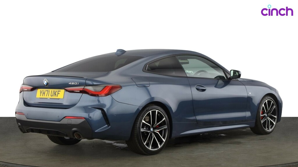 BMW 4 Series 2.0 420I M Sport Euro 6-Door Blue #3