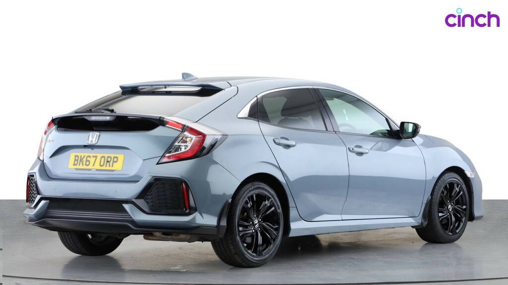 Honda Civic Honda Civic I-dtec Sport, 20 Road Tax, Rear View Blue #3
