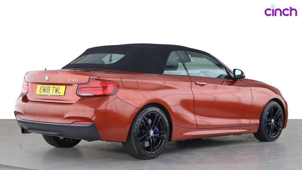 BMW 2 Series 1.5 218I Sport Convertible Euro Black #3