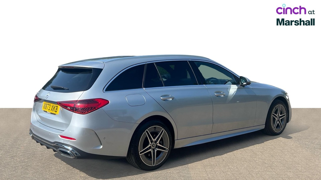 Mercedes-Benz C Class 1.5 C200h Mhev Amg Line Premium Estate Petro Black #8