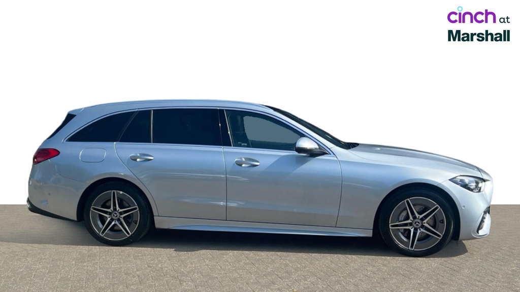 Mercedes-Benz C Class 1.5 C200h Mhev Amg Line Premium Estate Petro Black #7