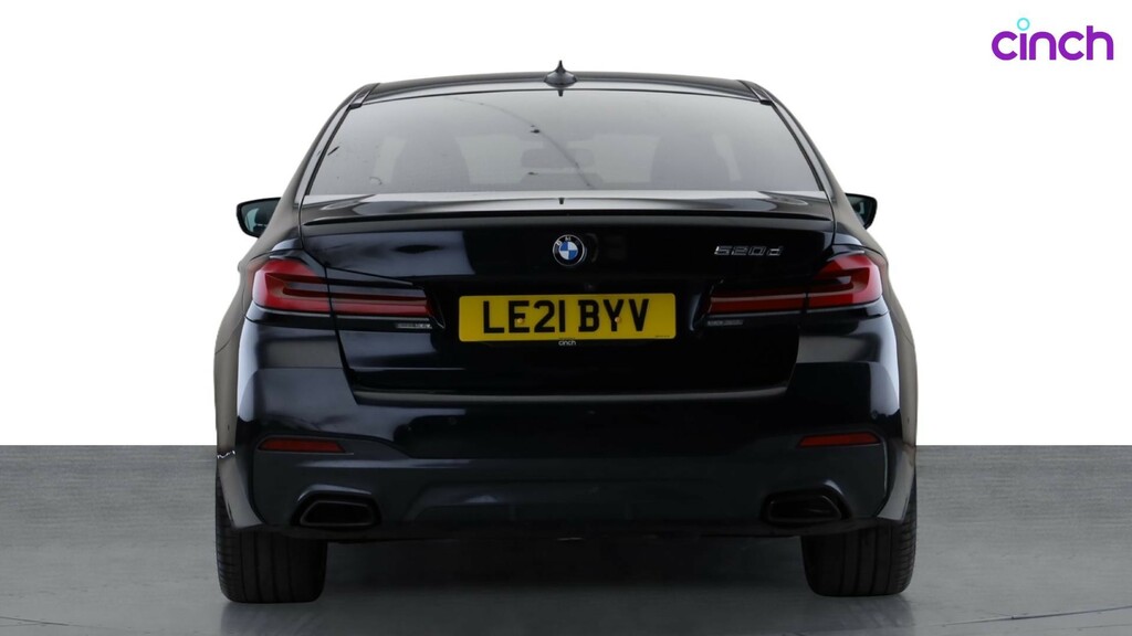BMW 5 Series 2.0 520D Mht M Sport Touring Hybrid Ste Black #6