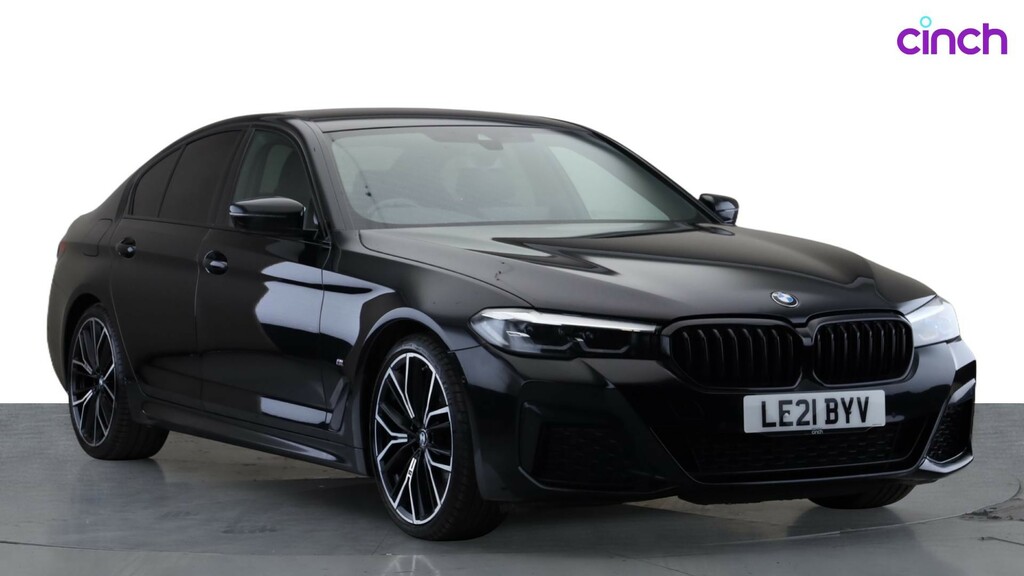 BMW 5 Series 2.0 520D Mht M Sport Touring Hybrid Ste Black #1