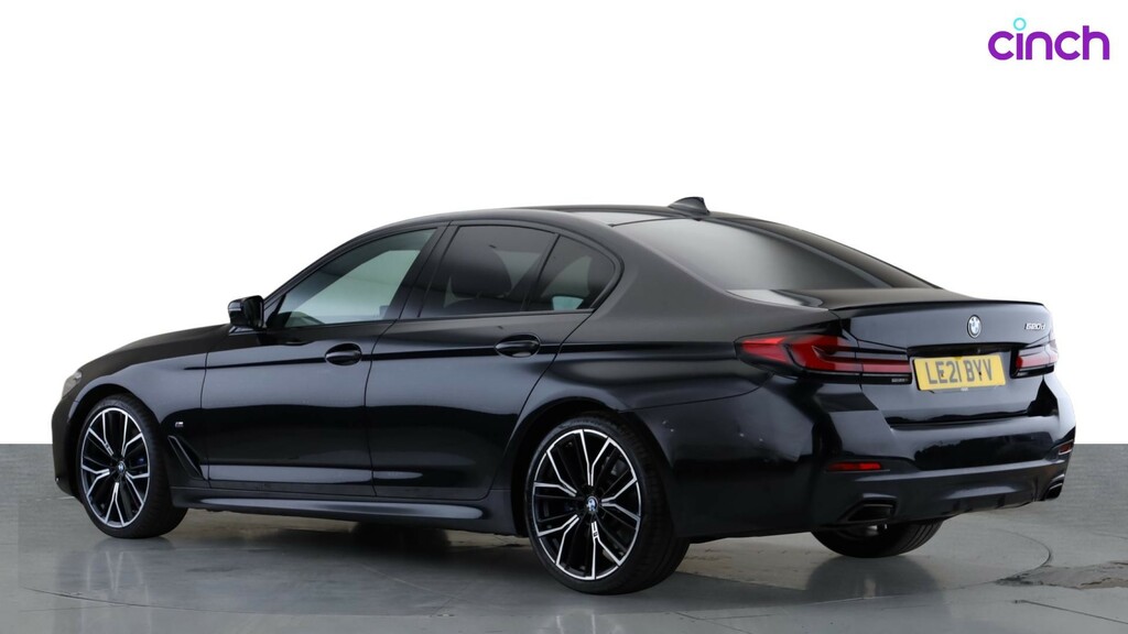 BMW 5 Series 2.0 520D Mht M Sport Touring Hybrid Ste Black #7