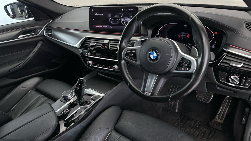 BMW 5 Series 2.0 520D Mht M Sport Touring Hybrid Ste Black #11