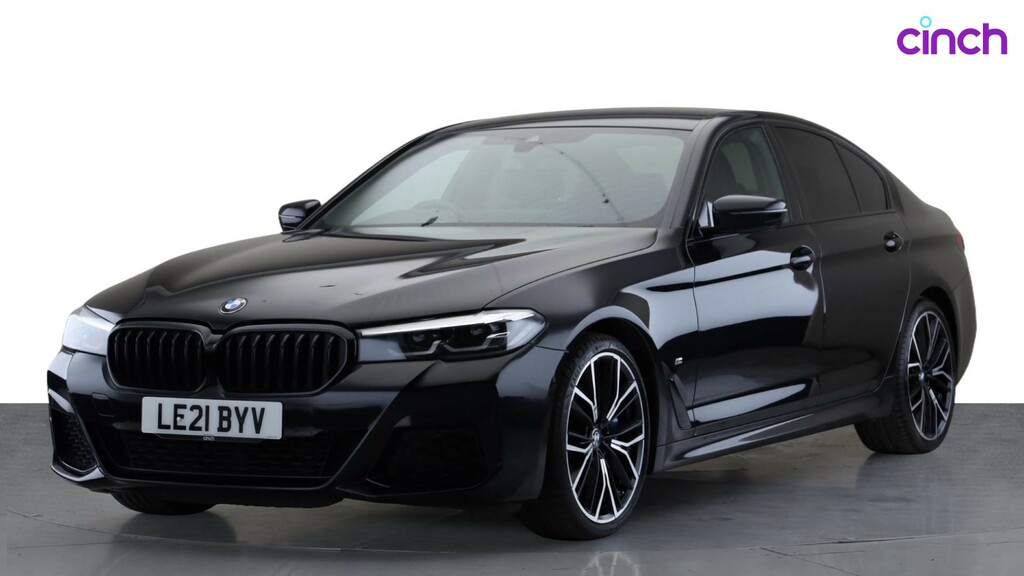 BMW 5 Series 2.0 520D Mht M Sport Touring Hybrid Ste Black #9