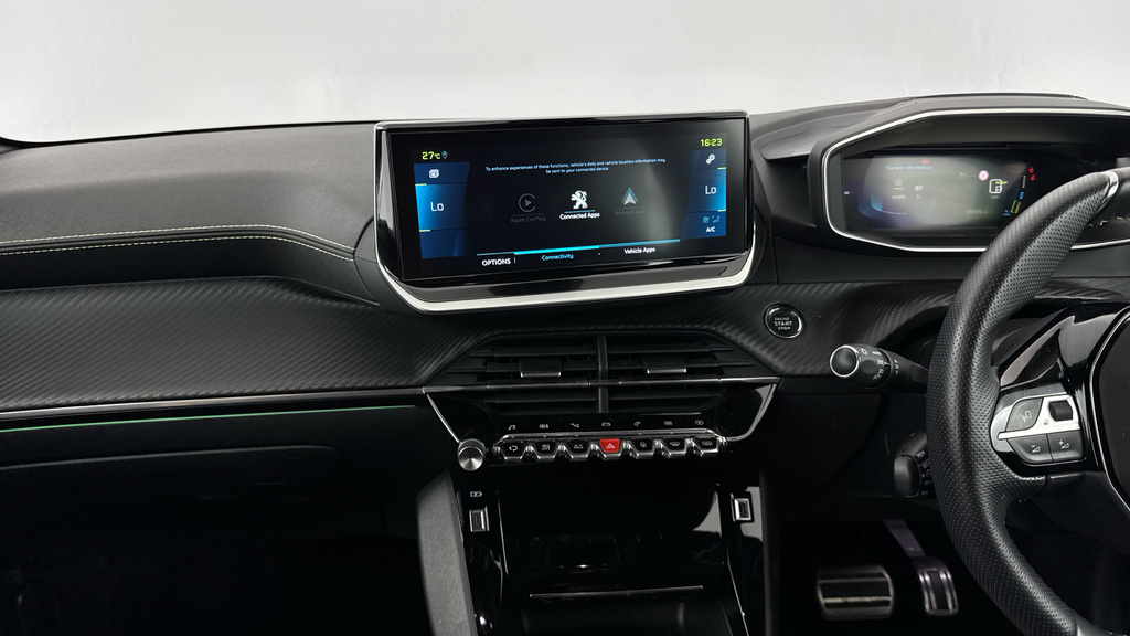 Peugeot e-208 Hatchback Black #12