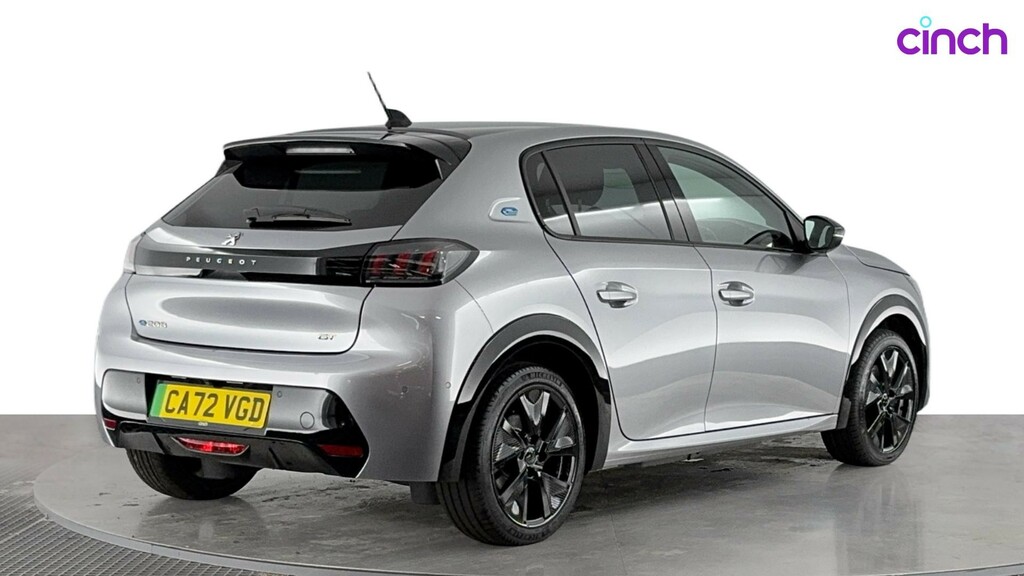 Peugeot e-208 Hatchback Black #3
