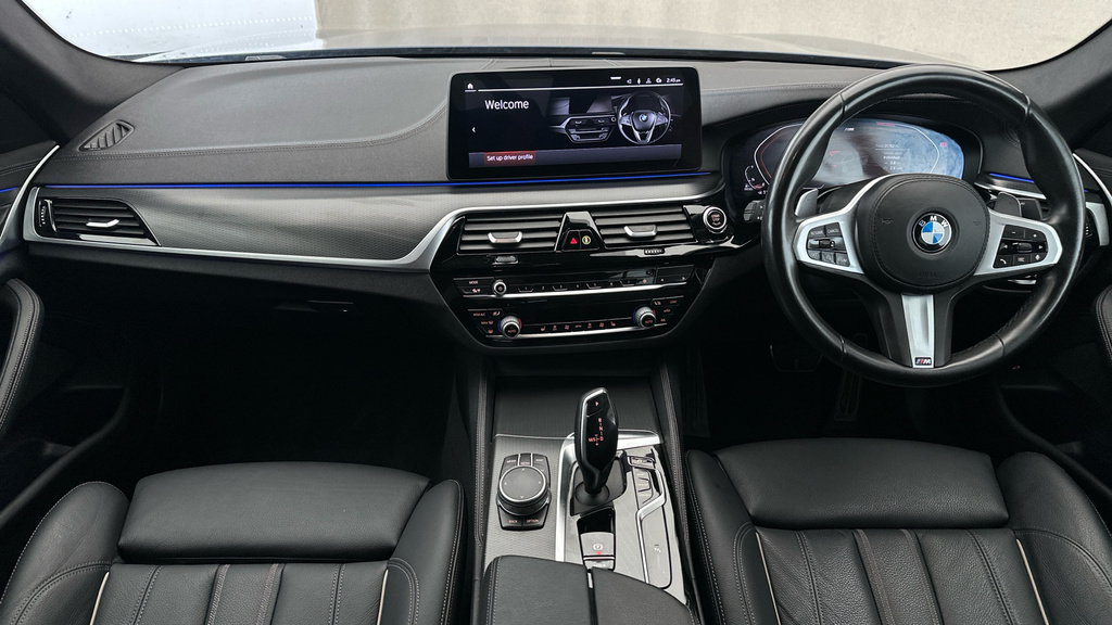 BMW 5 Series Saloon Grey #15