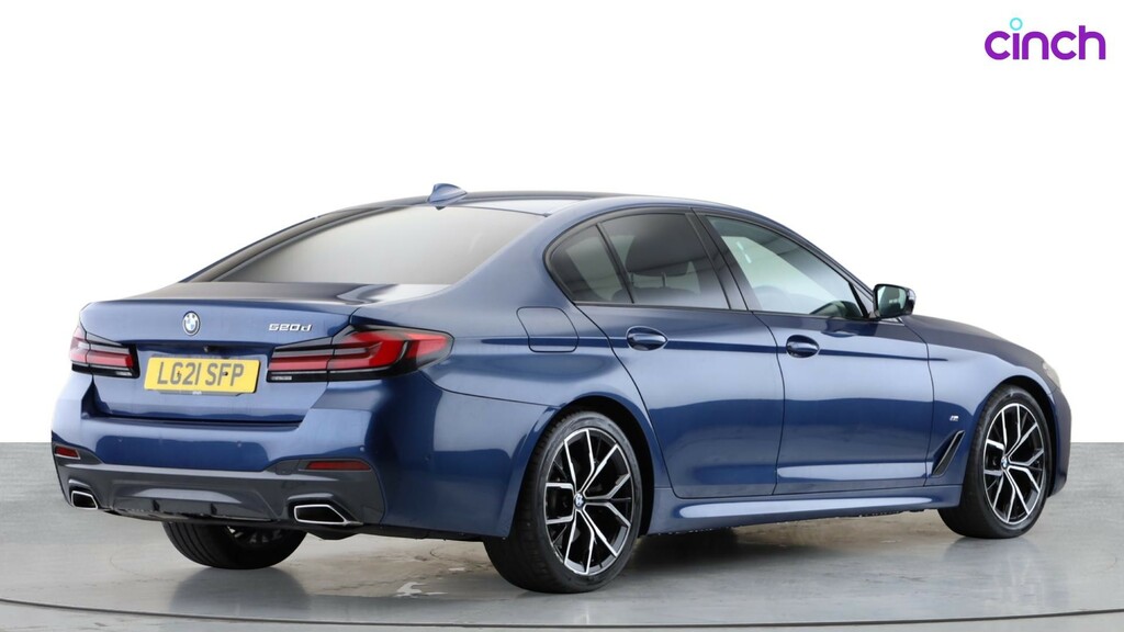 BMW 5 Series Saloon Grey #3
