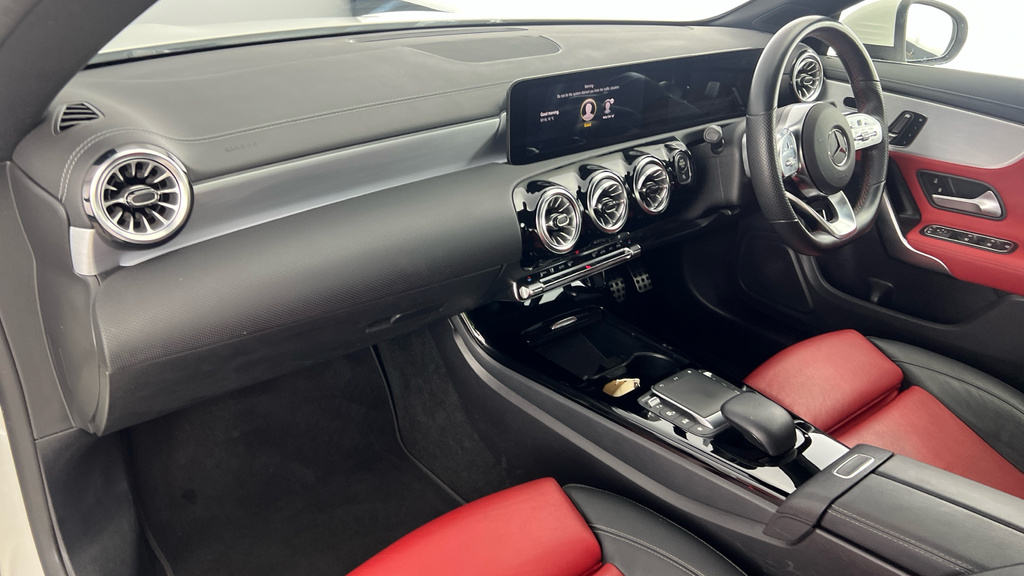 Mercedes-Benz CLA Class Saloon White #10