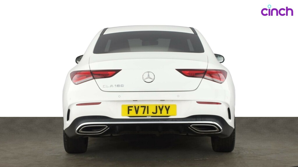 Mercedes-Benz CLA Class Saloon White #4