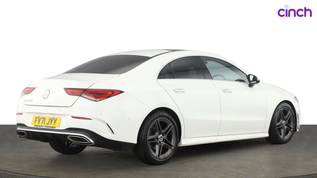 Mercedes-Benz CLA Class Saloon White #3