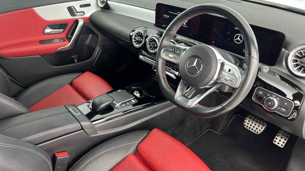 Mercedes-Benz CLA Class Saloon White #9