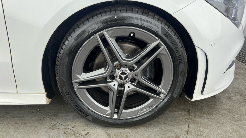 Mercedes-Benz CLA Class Saloon White #25