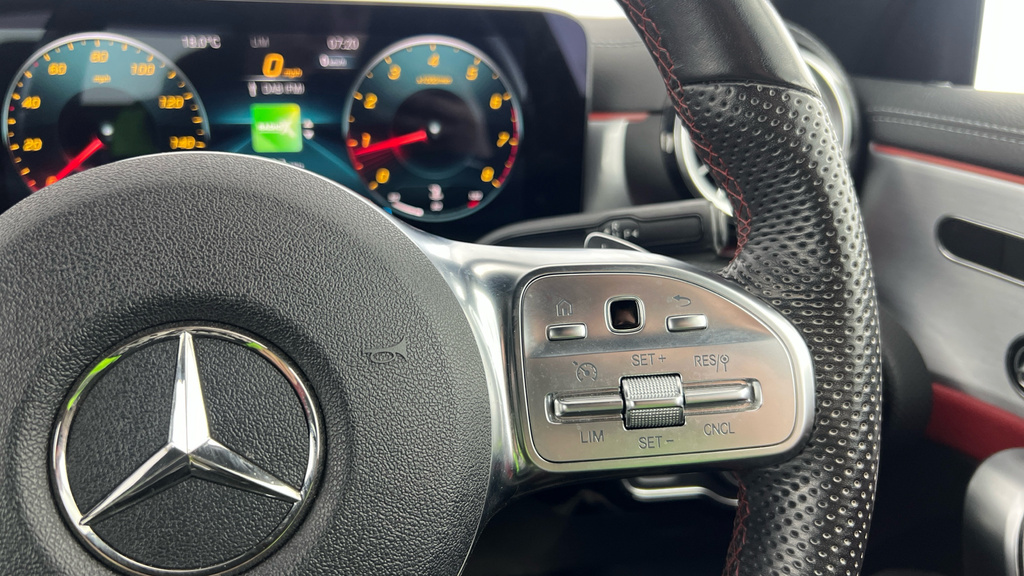 Mercedes-Benz CLA Class Saloon White #16