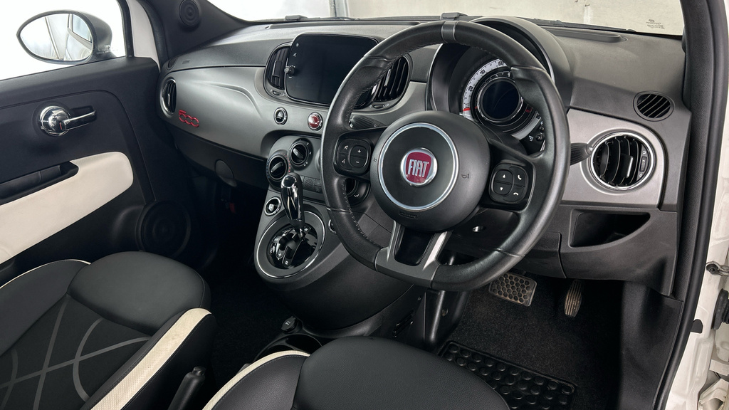 Fiat 500 500 S White #10