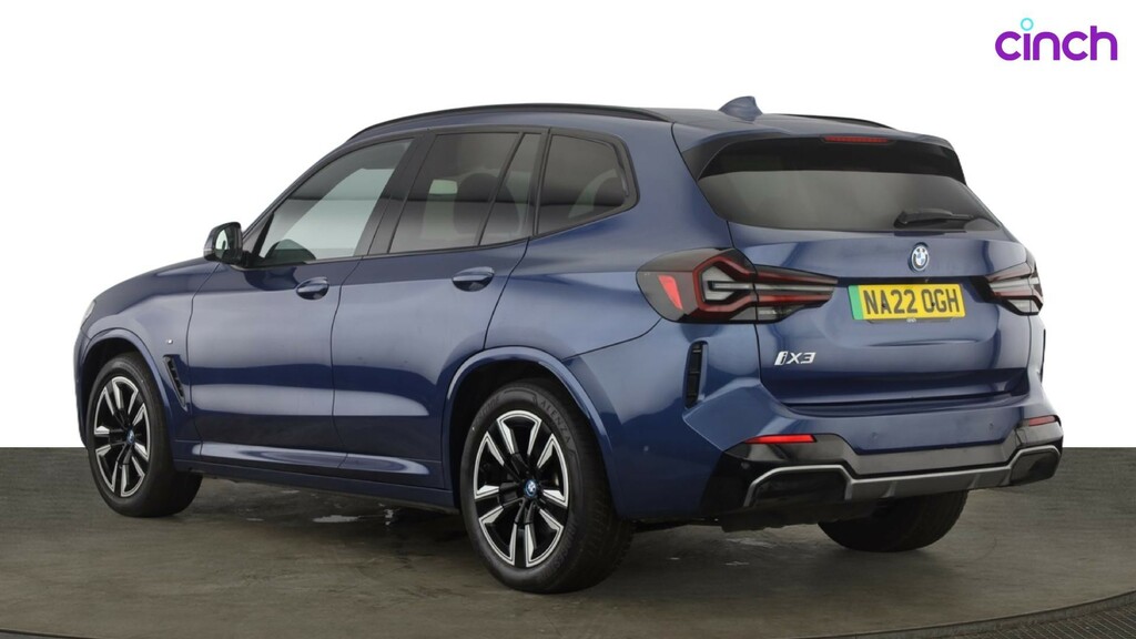 BMW iX3 80Kwh M Sport Pro Blue #4