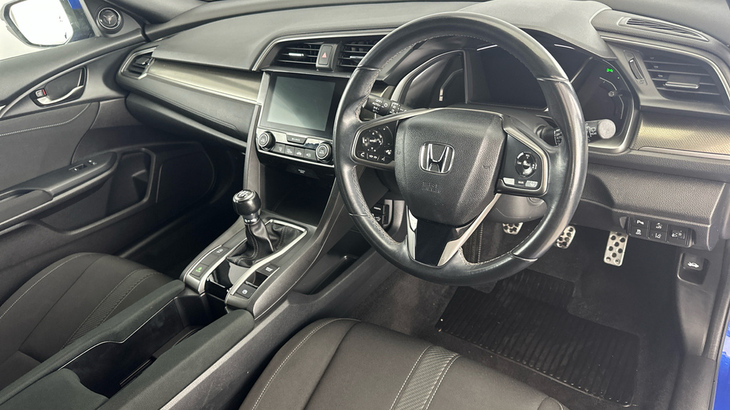 Honda Civic Petrol White #9