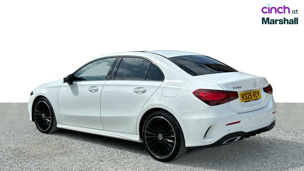 Mercedes-Benz A Class A200d Amg Line Premium Plus White #7