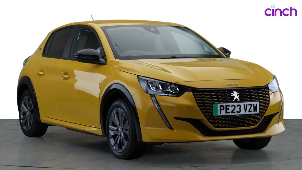 Peugeot e-208 208 Allure Premium Ev Yellow #1