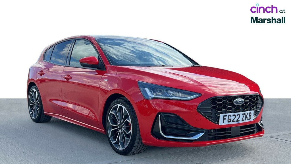 Ford Focus 1.0 Ecoboost Hybrid Mhev 155 St-line Style At White #1