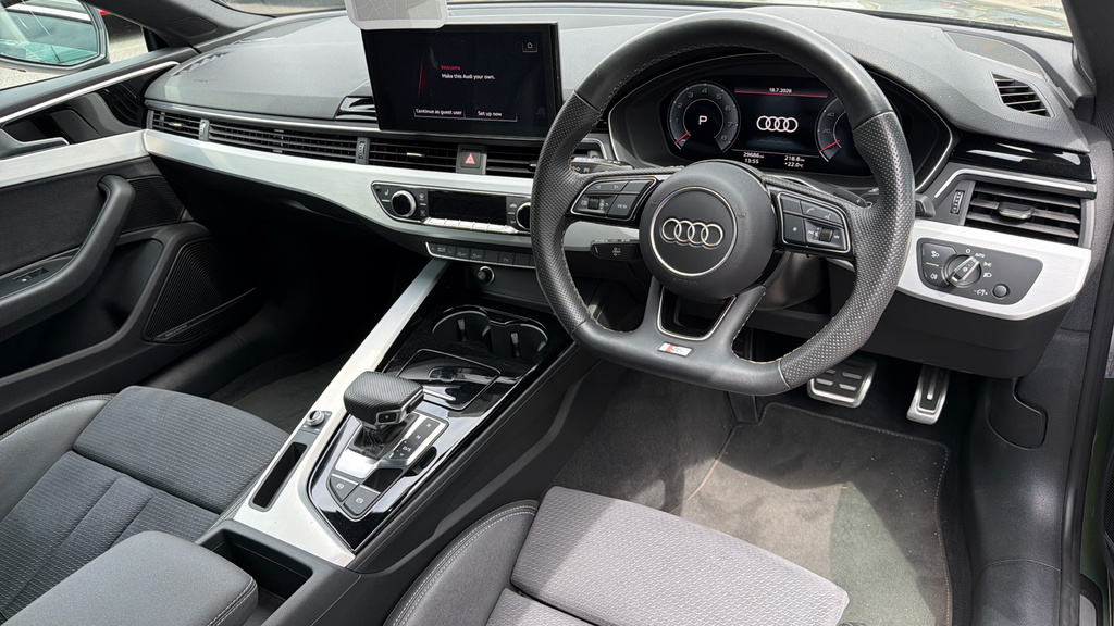 Audi A5 2.0 Tfsi 40 Black Edition Coupe S Troni AK23HHD White #11
