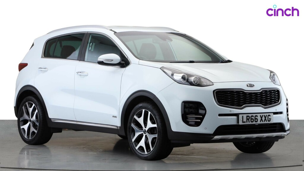 Kia Sportage Suv White #1