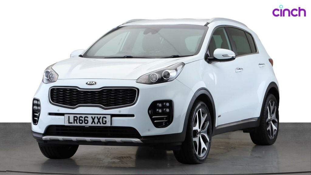 Kia Sportage Suv White #9