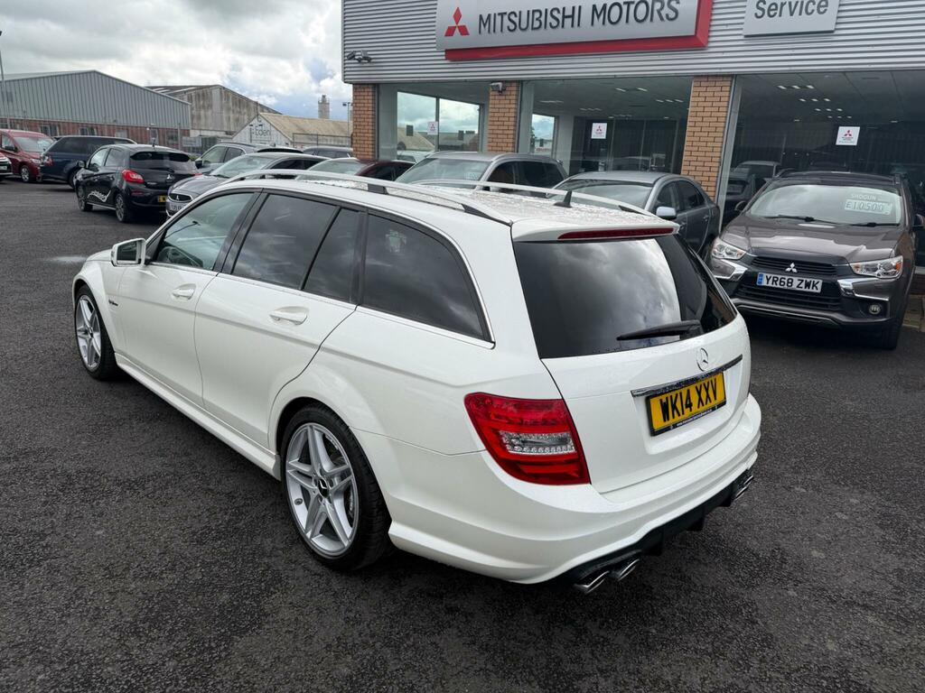 Mercedes-Benz C Class 6.3 C63 V8 Amg Spds Mct Euro 5 White #4