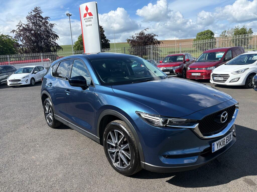 Mazda CX-5 2.2 Skyactiv-d Sport Nav 4Wd Euro 6 Ss YK18EUX Blue #6