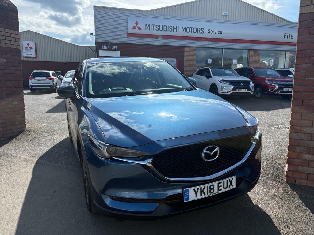 Mazda CX-5 2.2 Skyactiv-d Sport Nav 4Wd Euro 6 Ss YK18EUX Blue #4