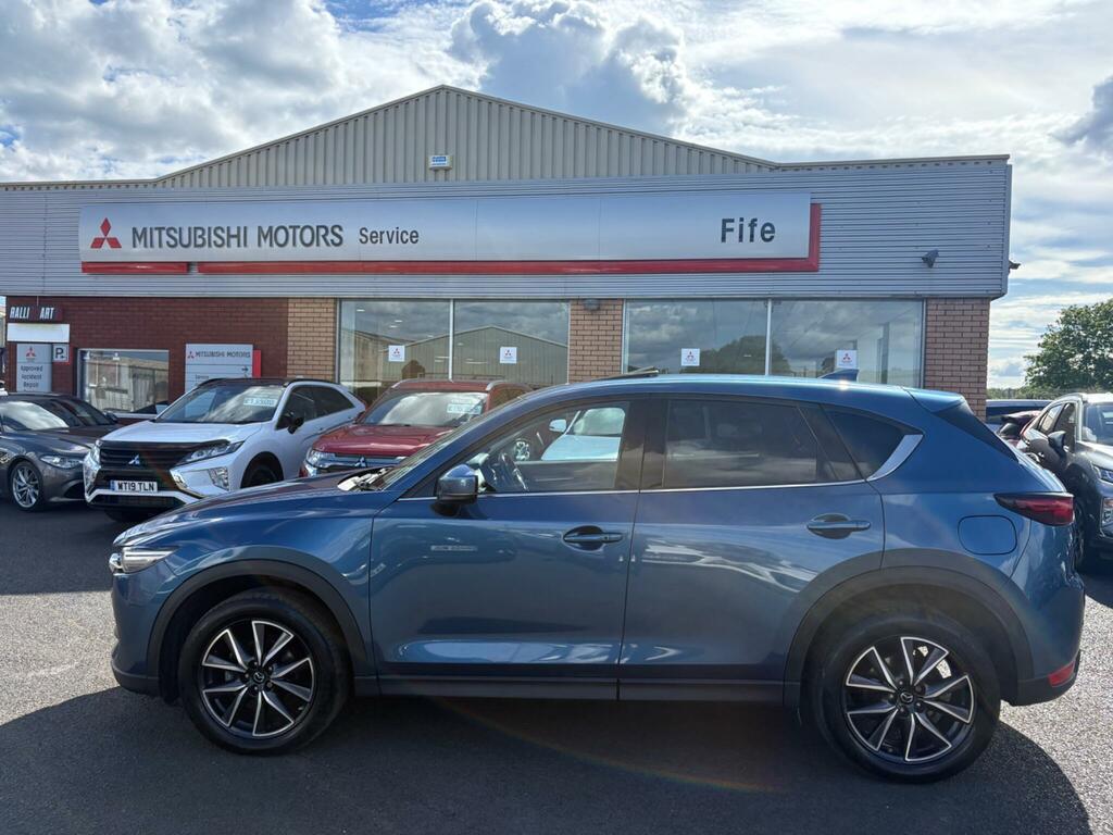 Mazda CX-5 2.2 Skyactiv-d Sport Nav 4Wd Euro 6 Ss YK18EUX Blue #3