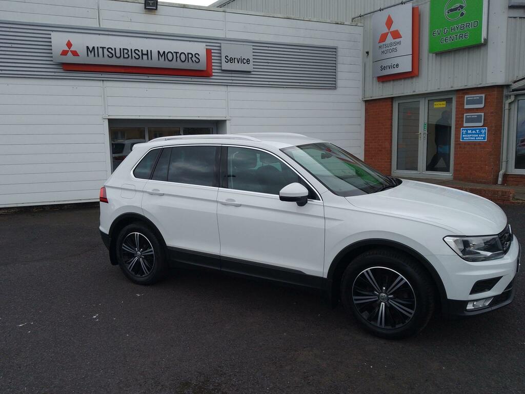 Volkswagen Tiguan 2.0 Tdi Bluemotion Tech Se Dsg Euro 6 Ss White