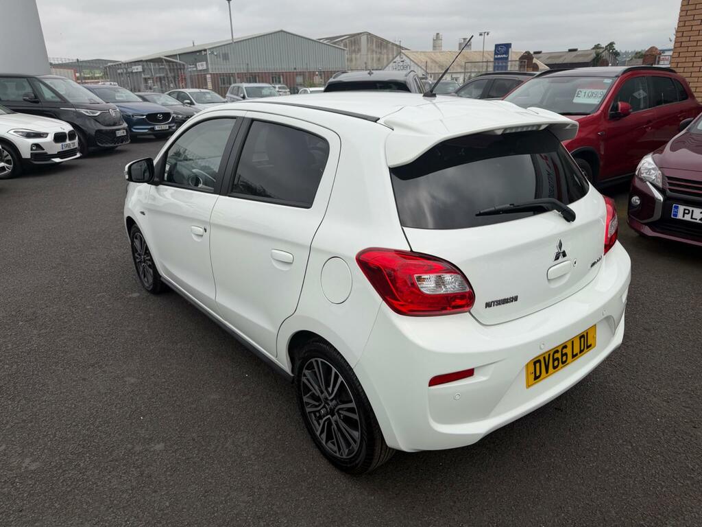 Mitsubishi Mirage 1.2 Juro Cvt Euro 6 Ss White #4
