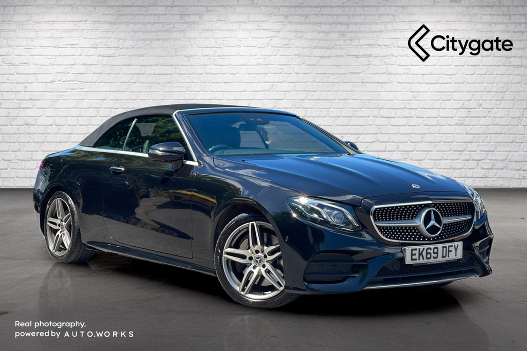 Mercedes-Benz E Class 2.0 E350 Amg Line Cabriolet G-tronic E Black