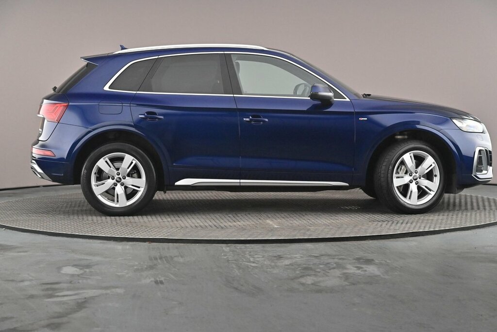 Audi Q5 S Line 50 Tfsi E Quattro 299 Ps S Tronic FY71YDG Blue #6