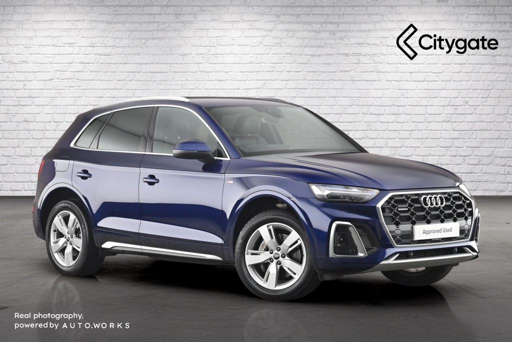 Audi Q5 S Line 50 Tfsi E Quattro 299 Ps S Tronic Blue