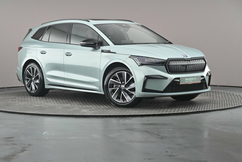 Skoda ENYAQ 85X Sportline Plus 82 Kwh 286 Ps Single Speed 4X4 Silver
