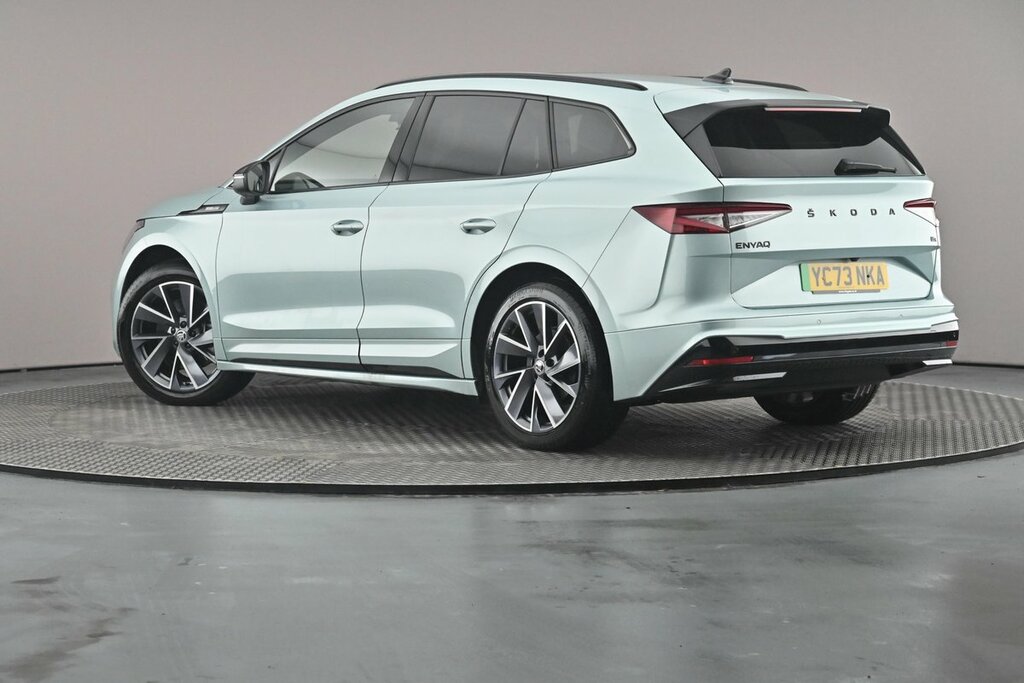 Skoda ENYAQ 85X Sportline Plus 82 Kwh 286 Ps Single Speed 4X4 Silver #3