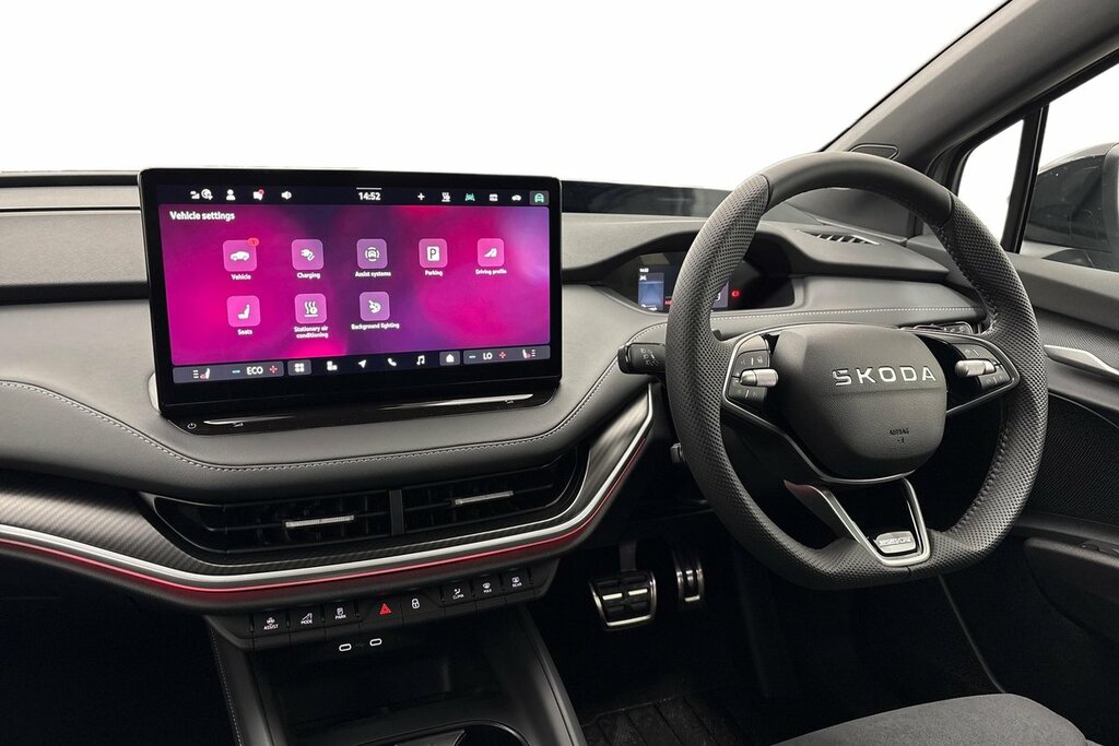 Skoda ENYAQ Sportline 85X 82 Kwh 286 Ps Single Speed 4X4 Grey #2