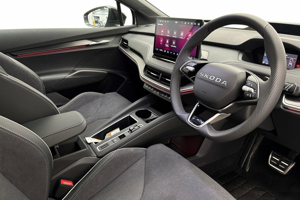 Skoda ENYAQ Sportline 85X 82 Kwh 286 Ps Single Speed 4X4 Grey #6