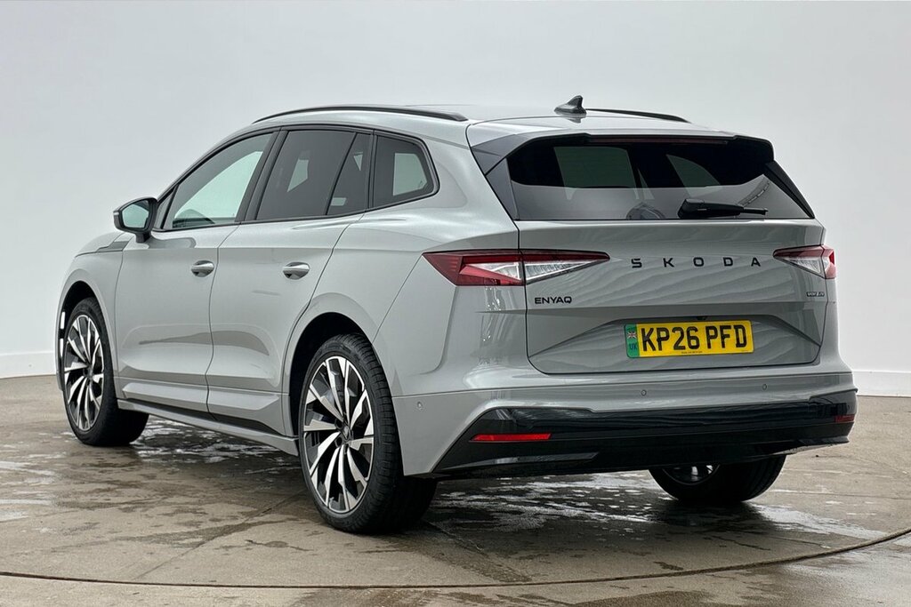 Skoda ENYAQ Sportline 85X 82 Kwh 286 Ps Single Speed 4X4 Grey #3