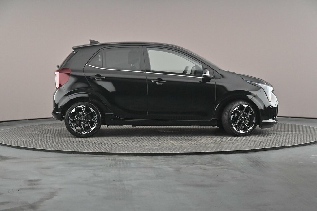 Kia Picanto 1.0 Gt-line Hatchback Amt Euro 6 Ss Black #3