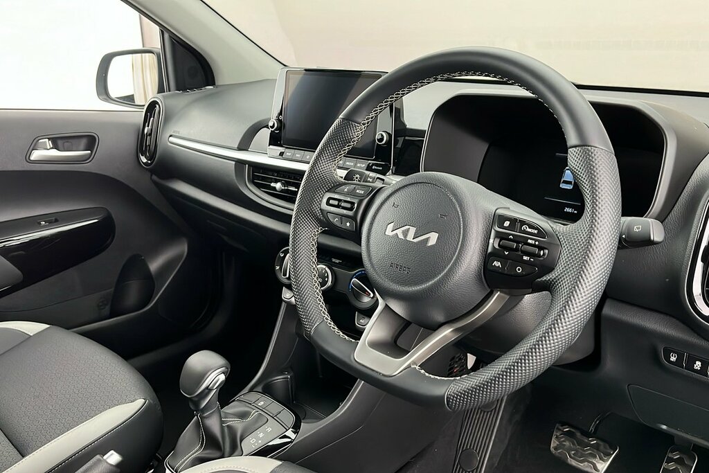 Kia Picanto 1.0 Gt-line Hatchback Amt Euro 6 Ss Black #5